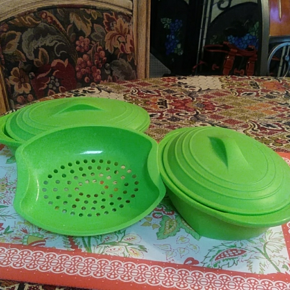 5 piece silicone steamer